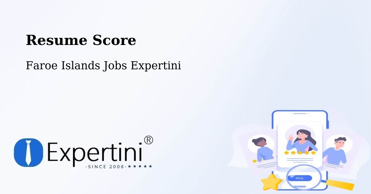 Resume Score & Job Description Match Tool – Froðba - Faroe Islands Jobs Expertini